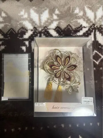 일본 의류 머리 장식 금박 세트 졸업식 성인식