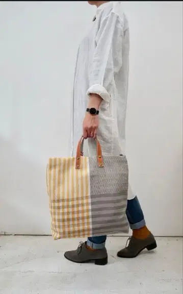 trois temps/트로와통 수제 2way 토트백 북유럽 생활 잡화점