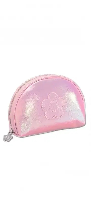 마리콴트 오로라 사피아노 데이지 라운드 파우치 새상품 (핑크)