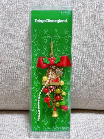 디즈니랜드 크리스마스 미키 스티치 스트랩