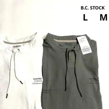 B.C. STOCK 남성용 긴팔 M (새상품) L (used) 2장 세트