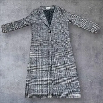 Le Ciel 롱 코트 안감 퀼팅