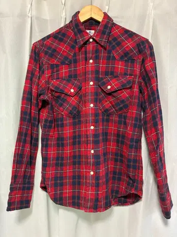 Wrangler 긴팔 웨스턴 셔츠 플란넬 셔츠 M