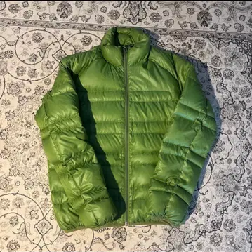 레어 컬러 Navy produce 그린 다운 자켓 L