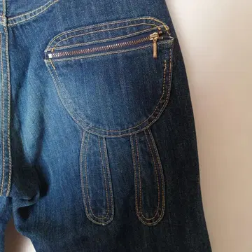 CUNE 큔 청바지 토끼 포켓 USED 히게 가공
