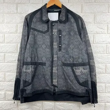 화이트 마운티니어링 올 패턴 자켓 블랙 자켓 2