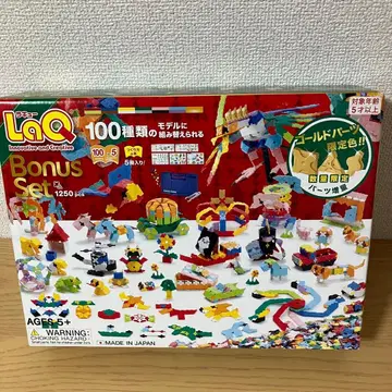 새상품급 LaQ 보너스 세트 1250 피스 한정판 골드 부품 포함