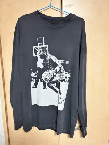 Jordan x Union 블랙 긴팔 티셔츠 M