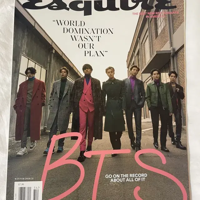 에스콰이어 BTS 화보 (2020/21 겨울호)