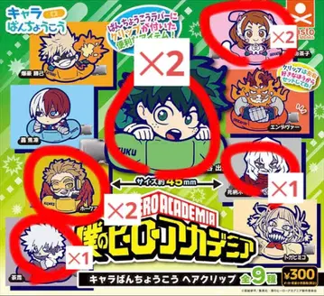 나의 히어로 아카데미아 캐릭터 반쵸코 헤어 클립