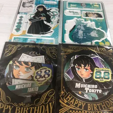 귀멸의 칼날 명장면 디오라마 피규어 생일 캔뱃지 벌스데이 토키토 무이치로
