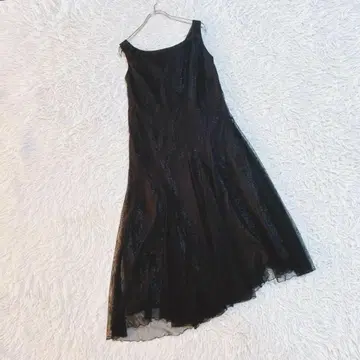 [앙피니] 블랙 드레스 원피스 (9AR) 파티 라메