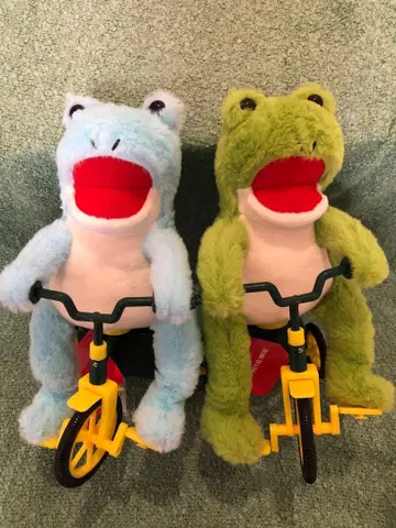 컴프 차 개구리 기믹 봉제 인형 다이토 한정판