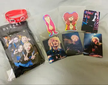 DEZERT 티켓 홀더, 스티커, 트레이딩 카드, 고무 밴드 세트