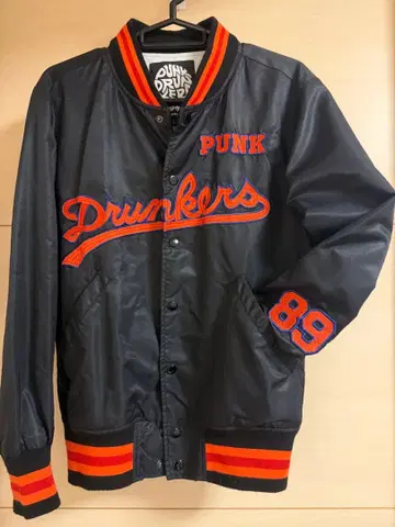 PUNK DRUNKERS 바시티 자켓