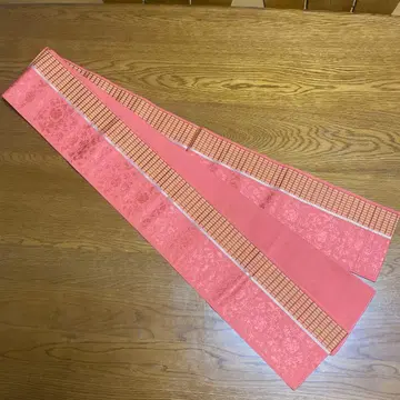 치쿠젠 원조 하카타오리 모란 당초 간도 오비 순수 실크