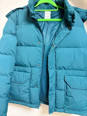 라이트온 터콰이즈 다운 자켓