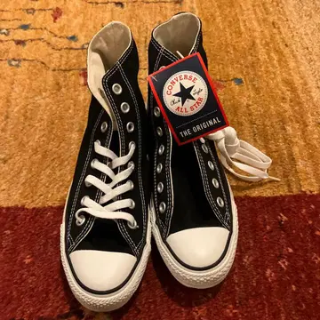 미사용 CONVERSE 컨버스 하이컷 블랙 25.5cm
