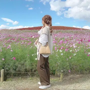 chocomee 리본 니트 베스트 베이지