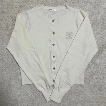 스나이델 SNIDEL 수주회 한정판 자수 하트 버튼 가디건