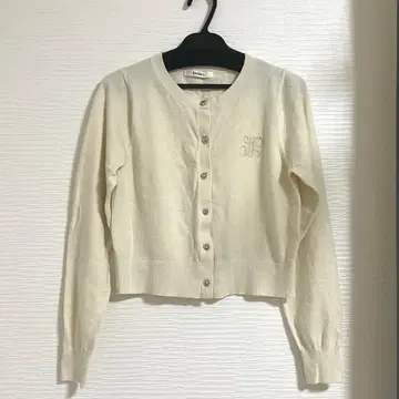 스나이델 SNIDEL 수주회 한정판 자수 하트 버튼 가디건