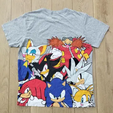 US 구제 의류 SONIC THE HEDGEHOG 소닉 더 헤지혹 그레이