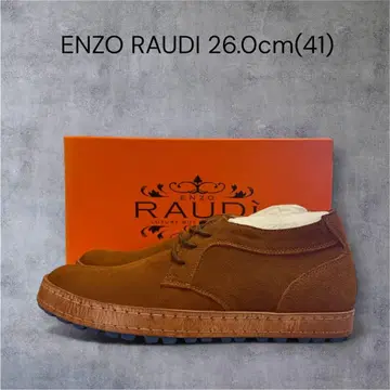 [ 새상품 ] ENZO RAUDi 가죽 캐주얼 슈즈 26cm(41) 상당