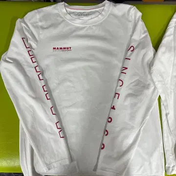 MAMMUT 화이트 긴팔 셔츠 S와 덤