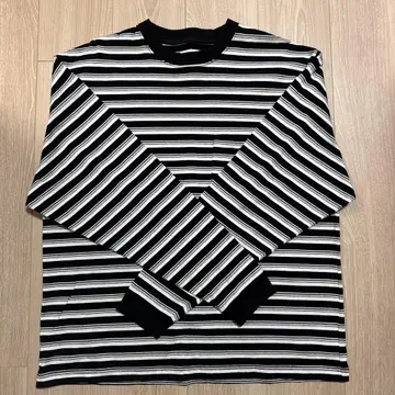 KAJA 보더 롱T OVY 사이즈 2