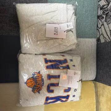 GAP NY KNICKS 스웨트 셔츠 팬츠 세트 NBA 콜라보