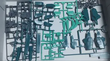 건담 프라모델 HG 앙크샤 다리 부분 미조립