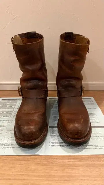 REDWING 2972 엔지니어 부츠 7D