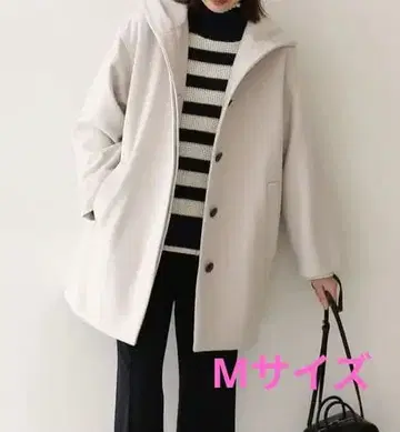 SLOBE IENA 소프트 멜톤 숏 후드코트