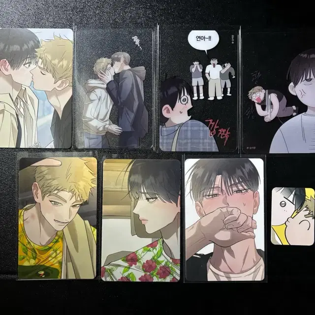 홍실퀘스트 홍실 레봄 포카 아크릴 스탠드 뽀뽀 키링