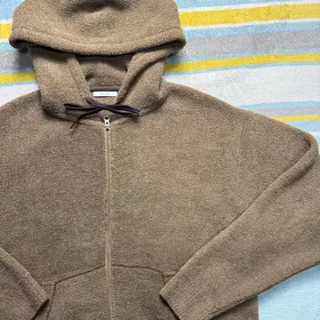[ 새상품급 ] 모코모코 BAYFLOW 지퍼 후드티 브라운