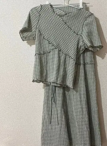 스나이델 snidel 셋업 그린