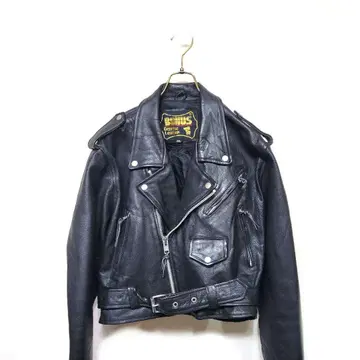 레어 90s vintage BONUS 천연 가죽 리얼 가죽 더블 라이더스