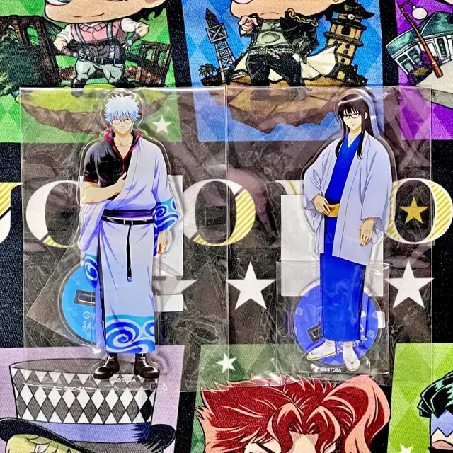 은혼 안경 콜라보 아크릴스탠드 긴토키 카츠라 미개봉