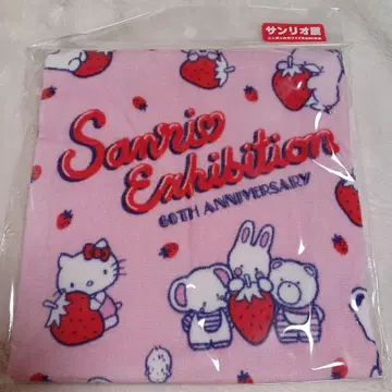 산리오전 핸드 타월 딸기