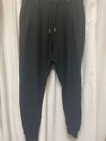 CAMBIO 블랙 조거 팬츠