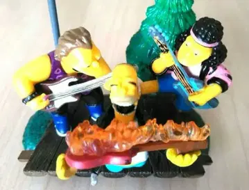 [레어] 심슨 호머 지미 헨 락 밴드 디오라마 피규어