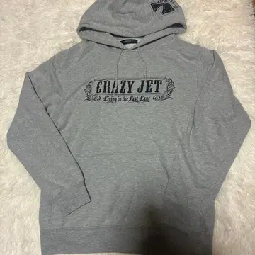 잭 로즈 CRAZY 후드티 그레이 남성용 후드 부착