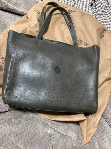 CLEDRAN 클레드란 천연 가죽 토트백
