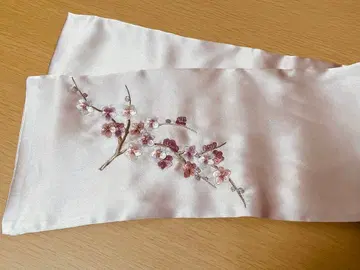 중국 자수 실크 100% 스카프