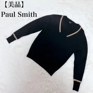 [ 새상품급 ] Paul Smith V넥 니트 스웨터 멀티 컬러 라인
