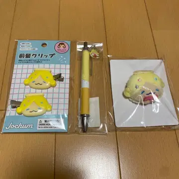 JOCHUM 모코 볼펜(블랙 컬러) 앞머리 클립 인형 배지