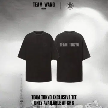 TEAM TOKYO EXCLUSIVE TEE TEAMWANG 일본 한정판