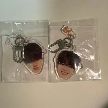 TREASURE 얼굴 아크링 키링 희로애락 캡슐 토이 재혁