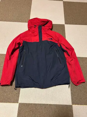 더 노스페이스 3WY 마운틴 파카 레드/네이비 XL