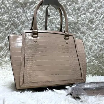 택 포함 새상품급 &chouett 악어 엠보싱 2WAY 숄더백